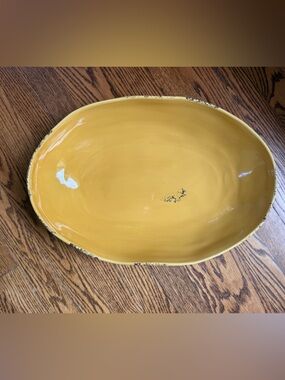 Fortunata Fine Italian Honey Oval Serving Platter